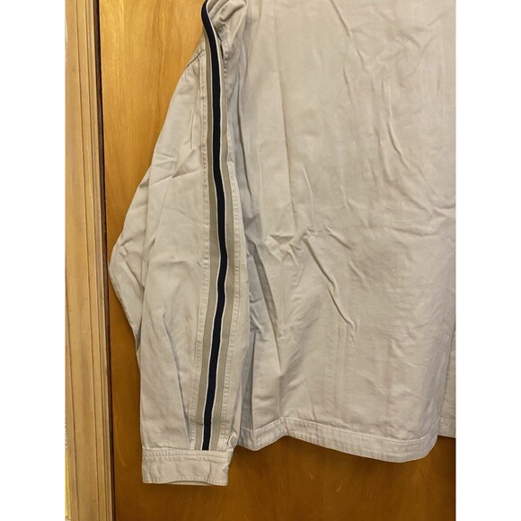 North Bay B.BM Sportswear Cotton Beige Jacket Coat Mens Size L Vintage - Picture 13 of 16